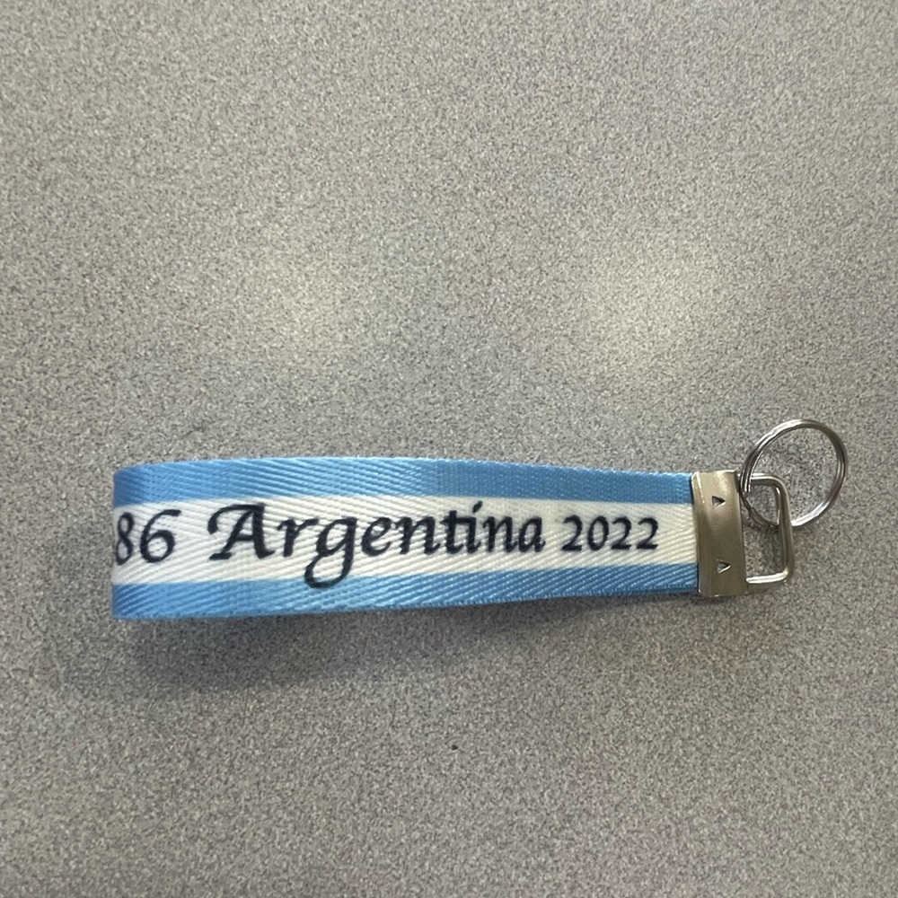 Llavero de Argentina Campeon del mundo 1978 1986 2022